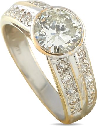 Luxury Bazaar 14K Yellow Gold 1.55ct Diamond Ring MF03-070926