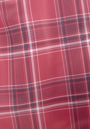 H.I.S Badeshorts H.I.S Karo, Herren, Gr. XXL (58/60), Lang, rot (rot (langgr&ouml;sse)), Microfaser, Microfaser, Polyester, kariert, Badehosen Badeshorts, mit ko