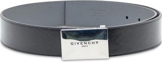 Givenchy Label Reversible Riem van Leer - Heren - Riemen - Zwart - 90 CM - Leer - Accessoires