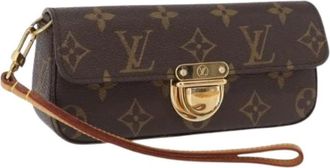Louis Vuitton Pre-owned Clutches, female, Brown, Size: ONE SIZE Pre-owned Canvas Pouch