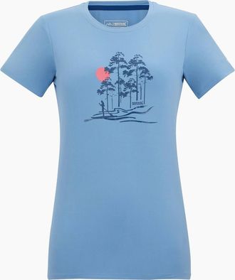 Regatta Womens Regatta Womens/Ladies Fingal Trees Stretch T-Shirt - Blue - Size: 18