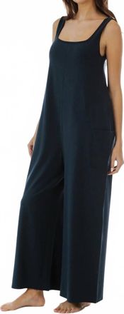 Paper Label Chloe Jumpsuit In Midnight Blue