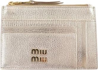 Miu Miu Pre-owned Wallets, female, Yellow, Size: ONE SIZE Pre-owned Leather Wallet