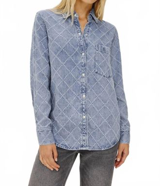 Rails Atticus Top In Diamond Distress