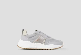 Alexander Smith Blaze Woman in avio nylon and silver laminated details