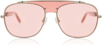 Westward Leaning Malcolm In The Middle 02 Womens Sunglasses Gold Size 55