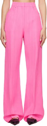 パンツ BALMAIN Pants with side slits Pink Pink Balmain Pants: Shop up to −70% | Stylight