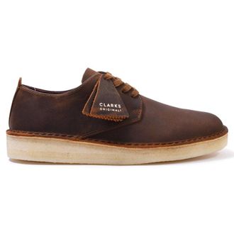 Clarks Coal London Leather Mens Lace Up Shoes - Beeswax - Size:UK 10.5