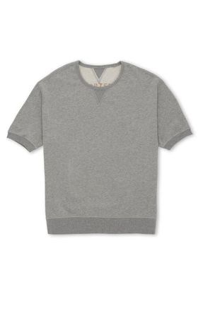 Fortela Ohio Brushed Jersey Short Sleeve Sweatshirt in Grey at Nordstrom, Size Xx-Large Eu