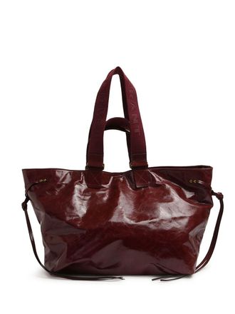 Isabel Marant Leren shopper - Rood