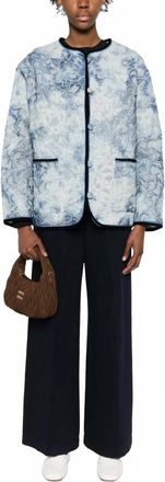 Forte_Forte Velvet Jacket In Blue