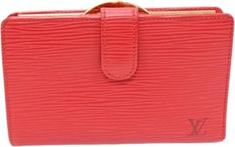 Louis Vuitton Pre-owned Portefeuille Viennois Epi Wallet - Heren - Vintage Accessoires - Rood - ONE Size - Vintage