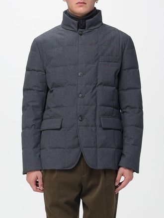 Fay Piumino Corto Double Front in Canvas M&eacute;lange