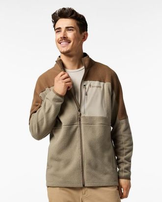Cotopaxi Abrazo Fleece Full-Zip Jacket - Mens in Dune And Stone at Nordstrom, Size Xxx-Large