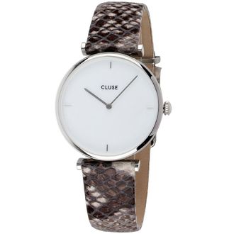 Cluse Cluse Beige Leren Dameshorloge