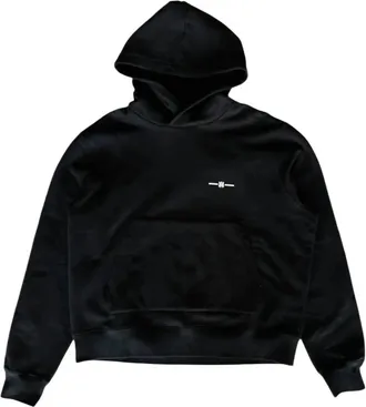 Amiri Micro Ma Bar Hoodie In Black