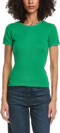 Leset Pointelle Slim Fit T-Shirt