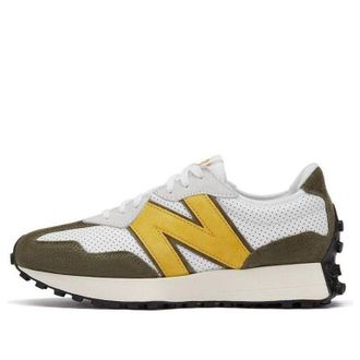 New Balance 327 White Yellow MS327PO