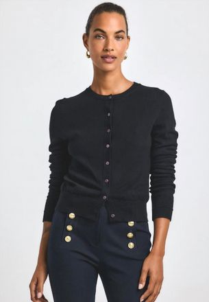 Derek Lam Thibeaut Long Sleeve Cardigan In Black