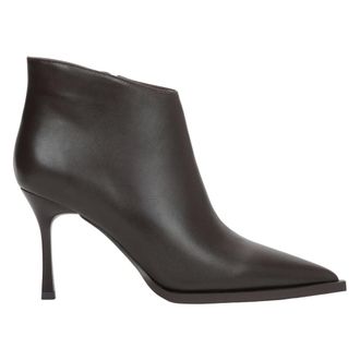 Estro & Luminara Heeled Boots, female, Brown, Size: 8 US Pointed-toe High-heeled Ankle Boots