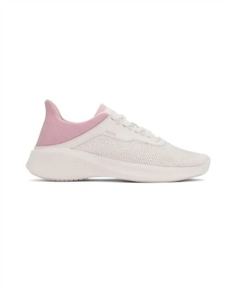 Olukai Womens Island Hopper Sneakers In Bright White / Cotton Candy
