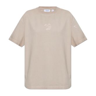 Off-white Dames, Tops, Beige, Maat: XL Katoen