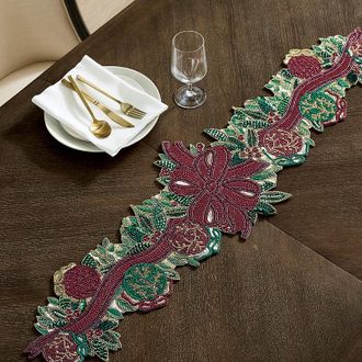 Frontgate Boughs of Holly Table Runner - Frontgate