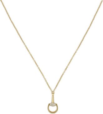 Gucci Horsebit Diamond Necklace - YBB832321002