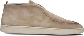 Officine Creative Herbie Enkellaarsjes - Heren - Enkellaarsjes - Beige - 43 EU - Su&egrave;de - Schoenen