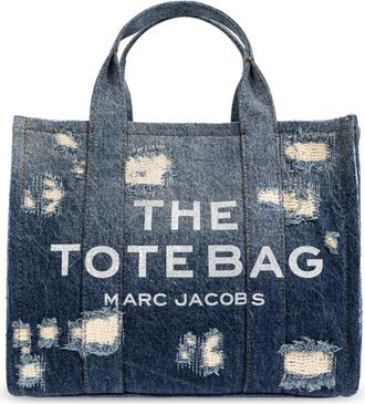 Marc Jacobs THE Tote - Dames - Shoppers - Blauw - ONE Size - Denim - Tassen