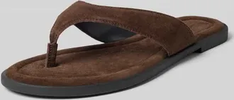 Vagabond Zehentrenner aus echtem Veloursleder Modell ZAIDA in Dunkelbraun, Gr&ouml;&szlig;e 36