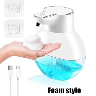 OEM Dispensador Autom&aacute;tico De Jab&oacute;n L&iacute;quido Para Lavavajillas, 450 Ml, Recargable Por Usb, Resistente Al Agua Ipx4, Color Blanco