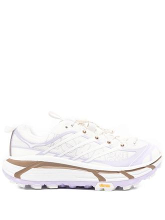Hoka One One Mafate Three2 logo-print sneakers - White
