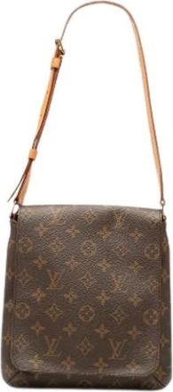 Louis Vuitton Pre-owned Cross Body Bags, female, Brown, Size: ONE SIZE Pre-owned Canvas Crossbody Bag
