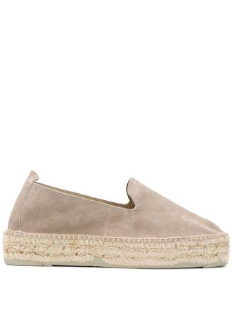 Maneb&igrave; beige flat espadrilles - Neutrals