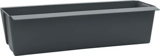 vidaXL Cajas De Flores Para Palets Euro 24 Uds. Gris Polipropileno Vidaxl