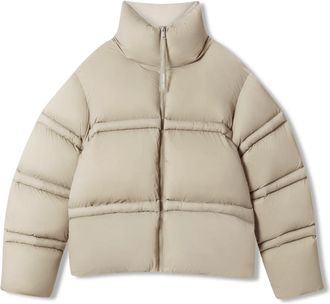 Axel Arigato Sluier Puffer Jas - Heren - Gewatteerde jassen - Beige - M - Nylon - Jassen