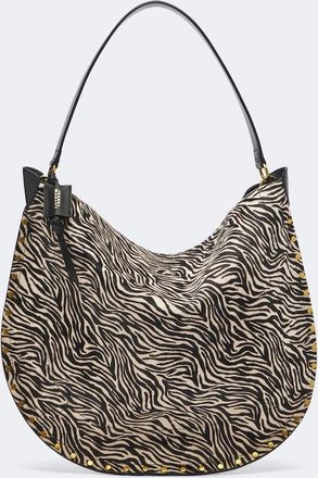 Isabel Marant Oskan Large calf hair shoulder bag