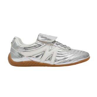 Steve Madden Metallic sportschoenen voor dames (Zilver)
