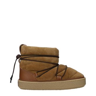 Isabel Marant Brown Leather Ankle Womens Boots