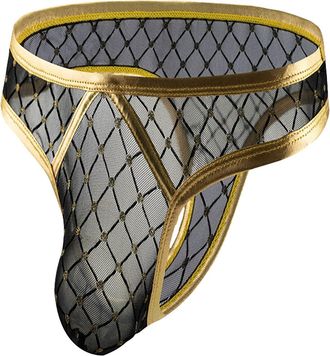 Generic Mens Tanga Briefs Sexy Thong Underwear for the Bedroom Low Rise Erotic Bulge Thongs Novelty T-back Underpants Stretchy G Strings with Pouch Naughty Ho