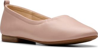 Clarks Fawna Soft Ballet Flat in Light Pink Leather at Nordstrom Rack, Size 6.5