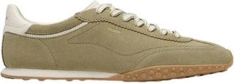 Hoff Bridge FL Suede Sneaker - Dames - Sneakers - Groen - 37 EU - Leer - Schoenen
