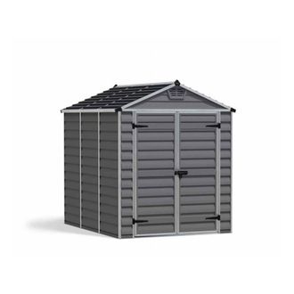 Palram Skylight Shed 6 x 8 Dark - L229 x W185.4 x H217 cm - Dark Grey