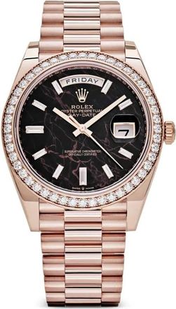 Rolex Day-Date 40mm Pre-owned 2023 - Nero