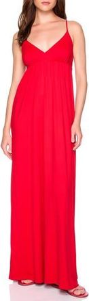 Susana Monaco String Slip Maxi Dress in Perfect Red at Nordstrom Rack, Size X-Small