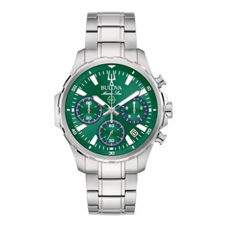 Bulova Marine Star Chrono - Dames - Horloges - Groen - ONE Size - Accessoires