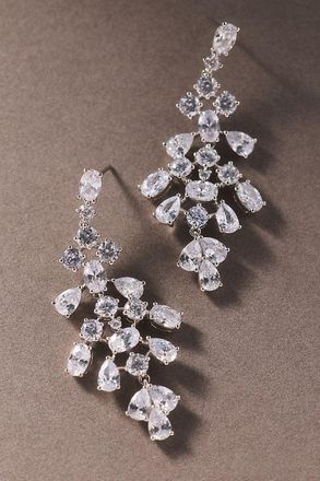 Nadri Runway Chandelier Earrings