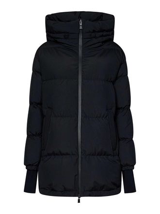 Herno Black Quilted Gore-Tex Down Jacket
