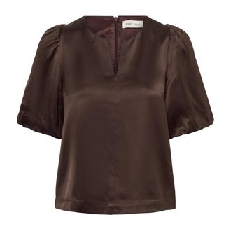 Part Two DunjaPW Blouse - Dames - Blouses & Shirts - Bruin - Maat: L